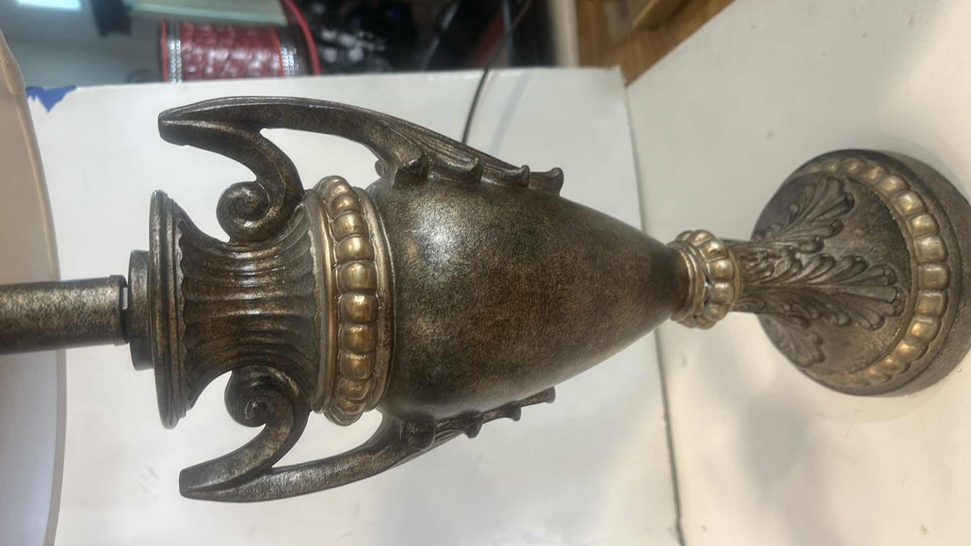 Photo 1 of 2 VINTAGE URN STYLE CERAMIC TABLE LAMPS H30”