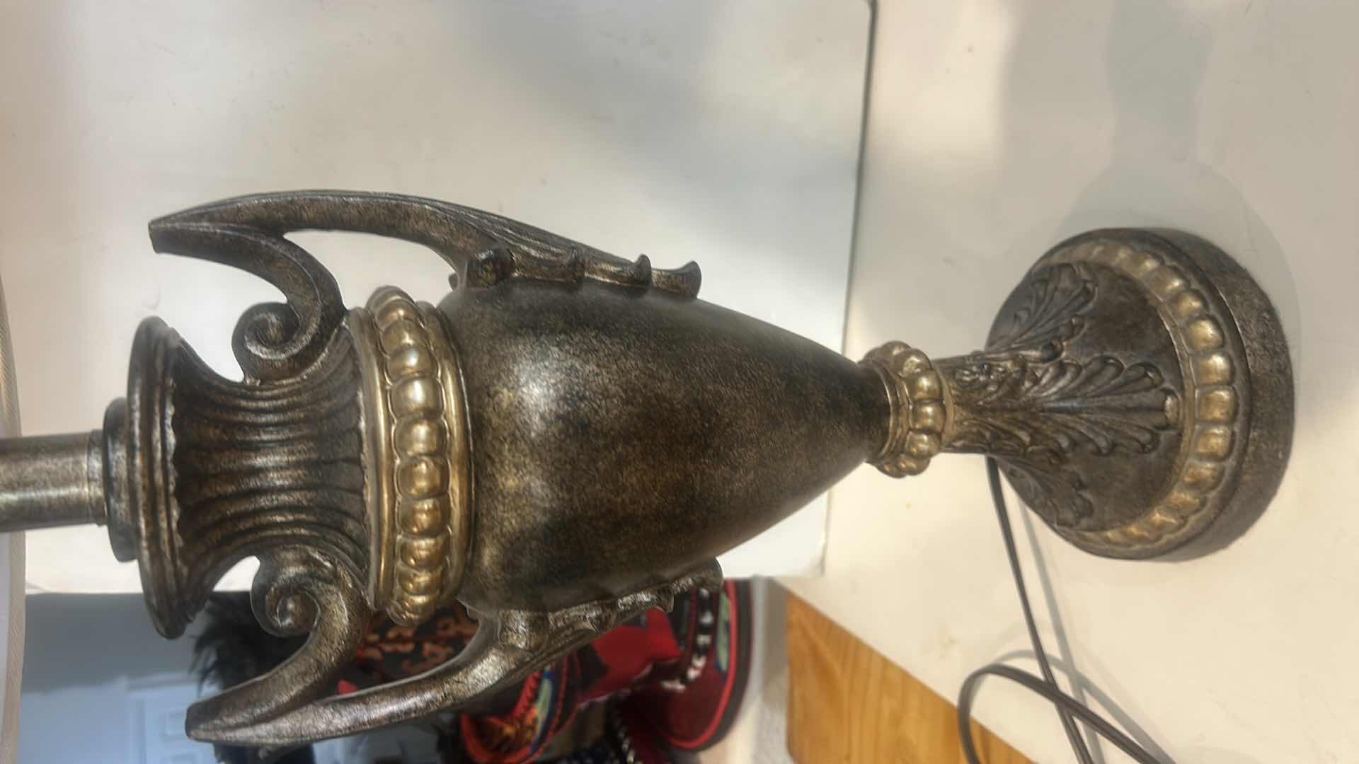 Photo 1 of 2 VINTAGE URN STYLE CERAMIC TABLE LAMPS H30”