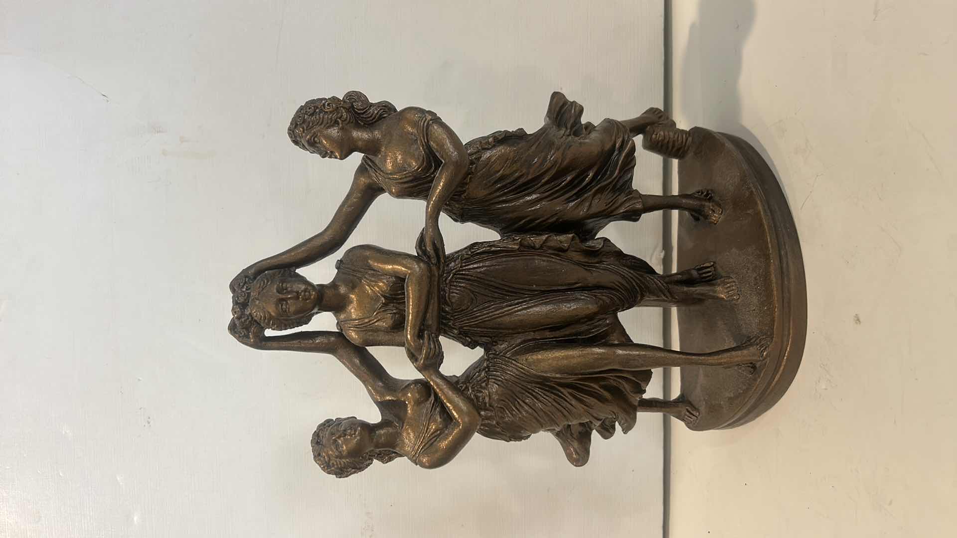 Photo 1 of GILDED CERAMIC STATUE - MADE IN ITALY H11”