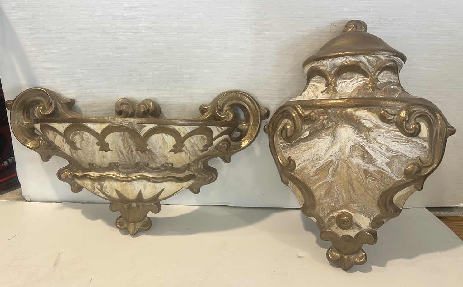 Photo 2 of HAND PAINTED CERAMIC WALL DECOR TALLEST H13.5”