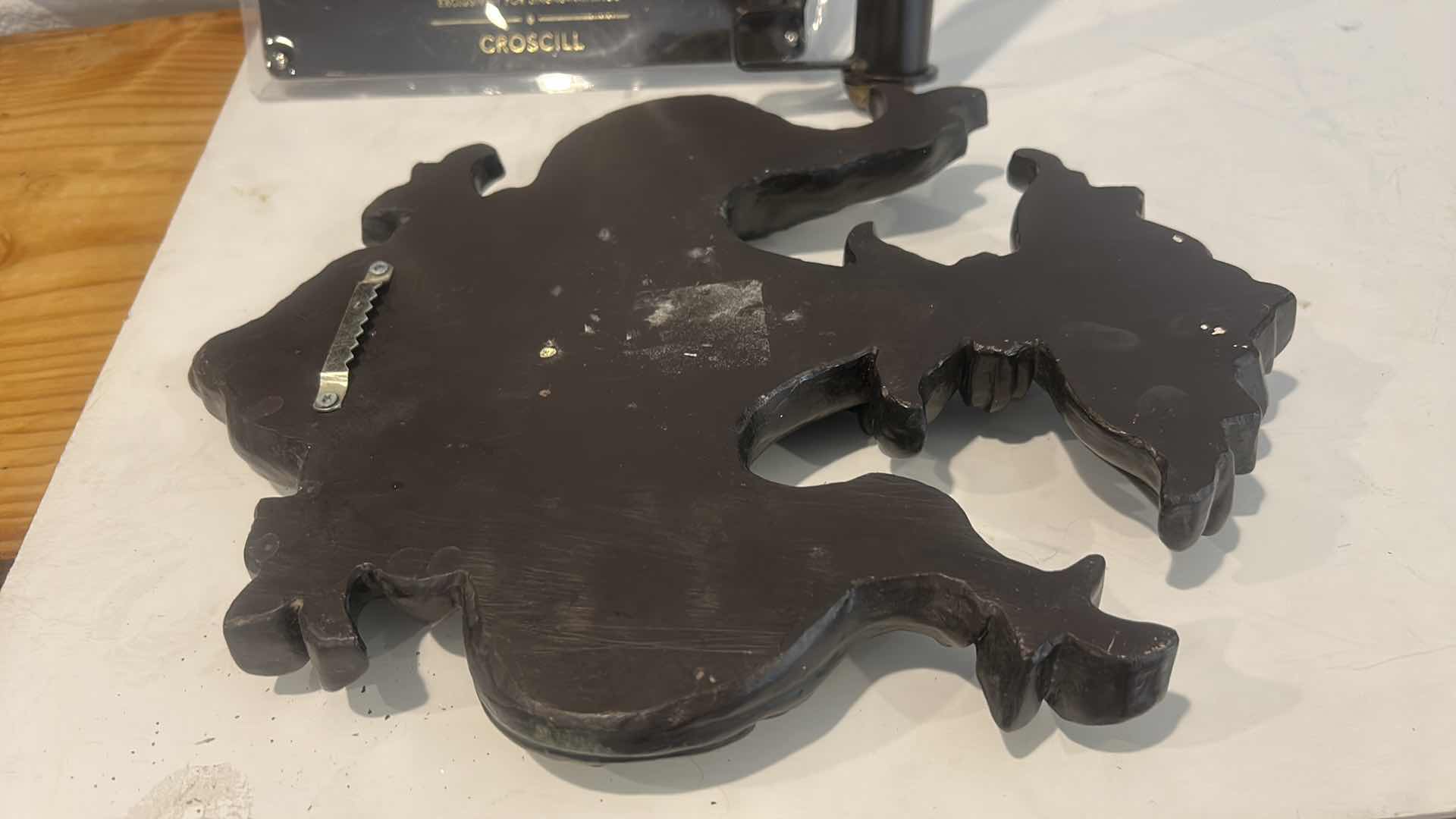 Photo 1 of 3 PC HOME DECOR PLASTER, METAL KEY H26”, PAIR OF NEW FINIALS