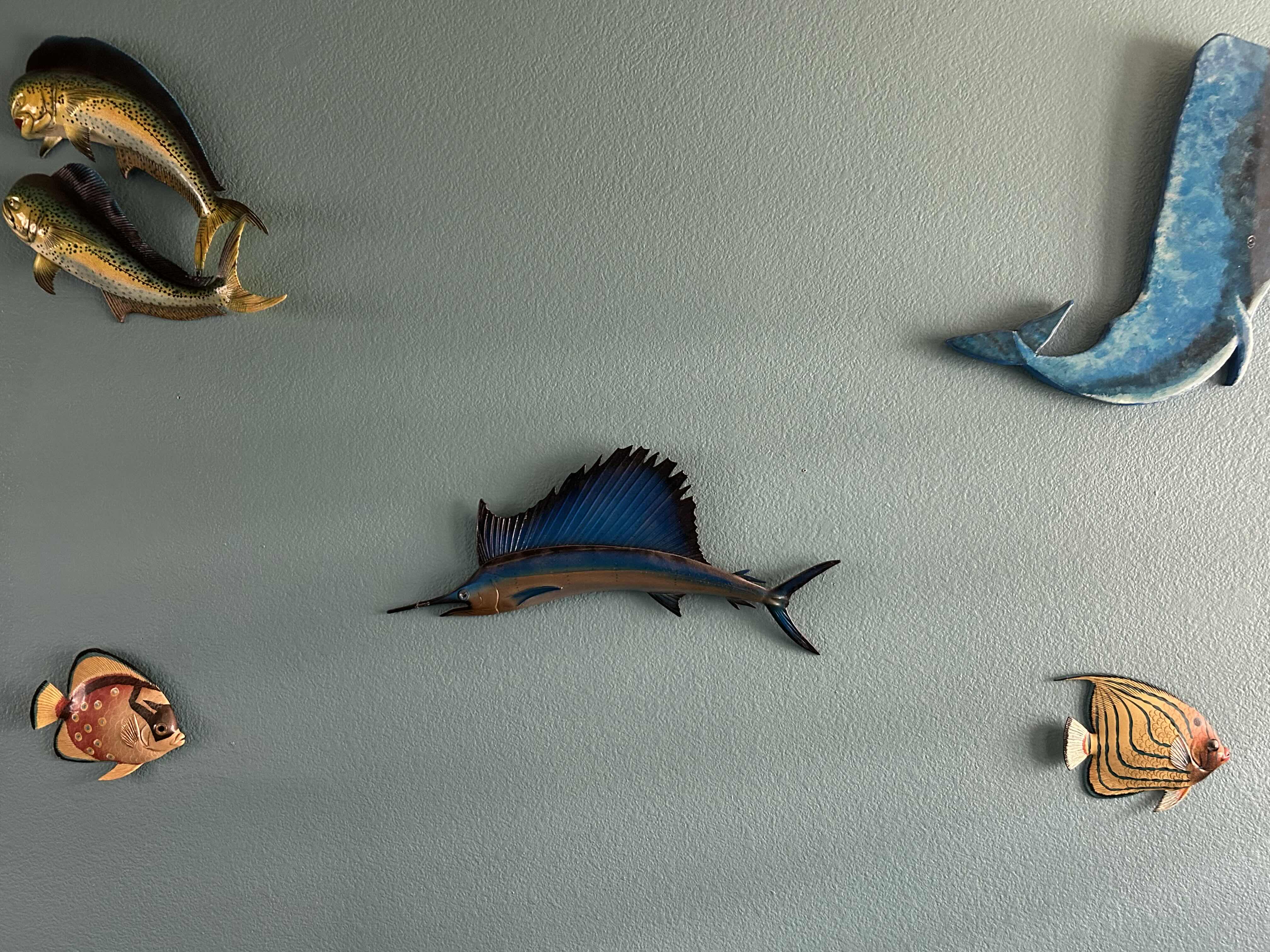 Photo 2 of 5 ASSORTED DECORATIVE RESIN FISH