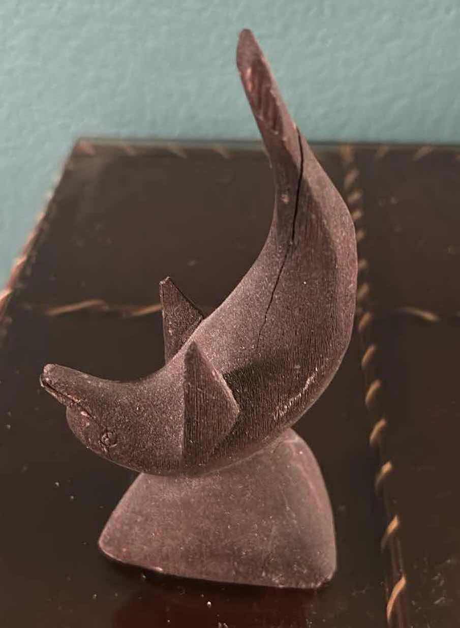 Photo 1 of 2 WOODEN DOLPHINS