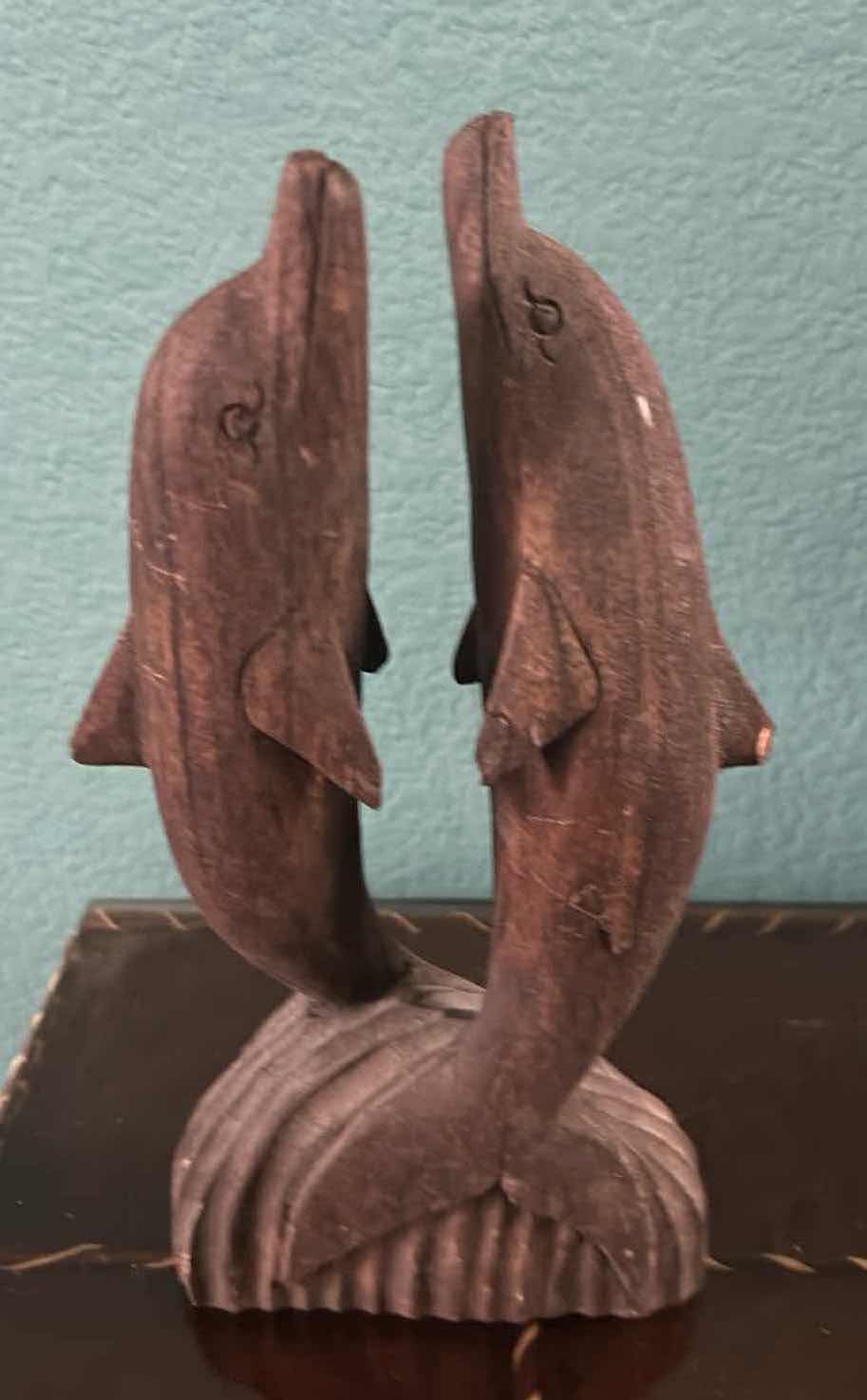 Photo 1 of 2 WOODEN DOLPHINS