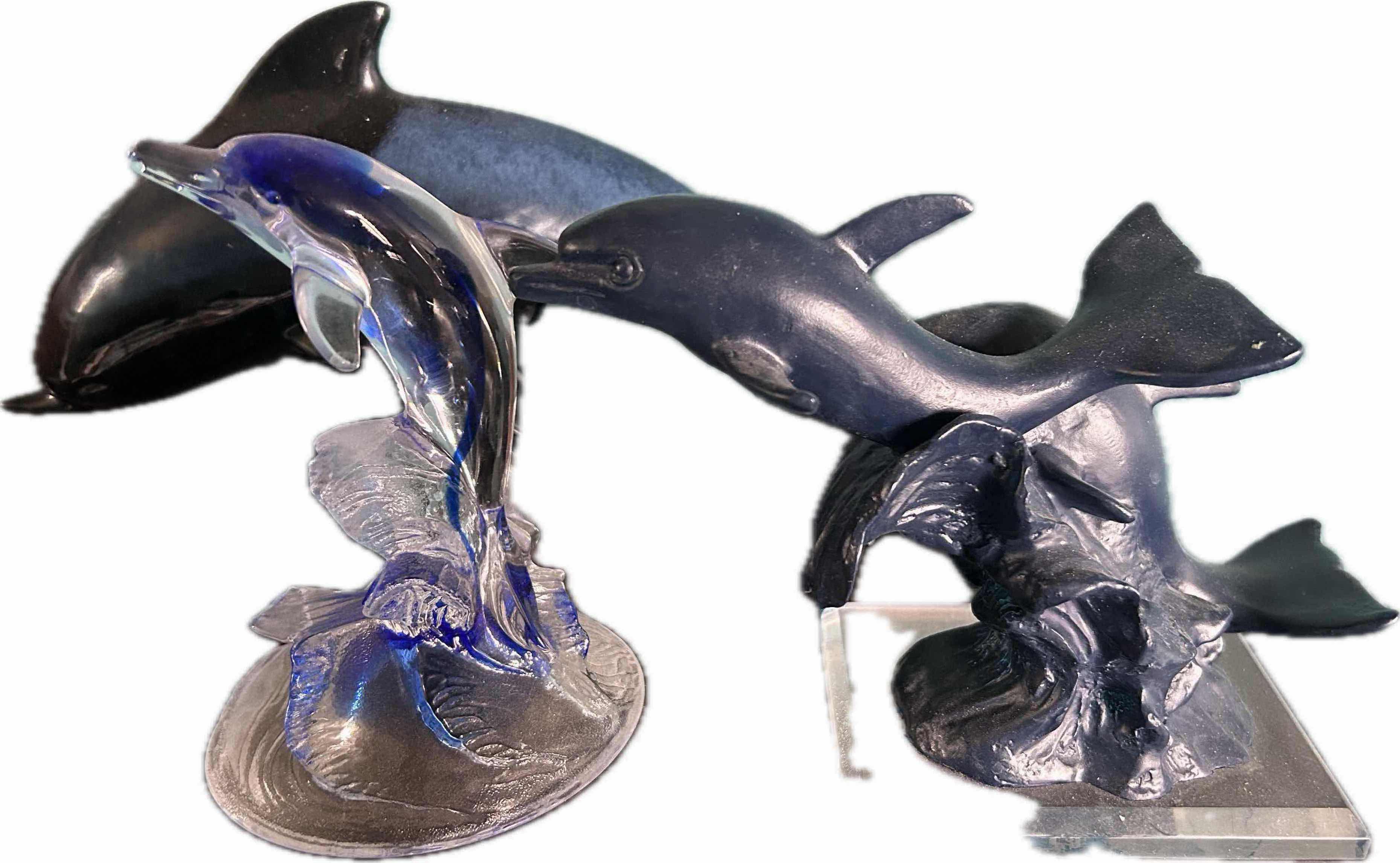 Photo 1 of 3 DOLPHIN SCULPTURES