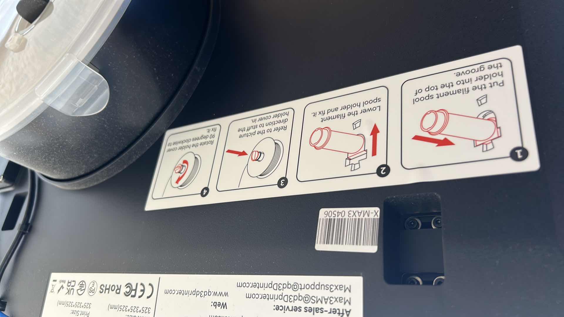 Photo 1 of QIDO X- MAX 3 HIGH SPEED LARGE FORMAT FDM 3D PRINTER 