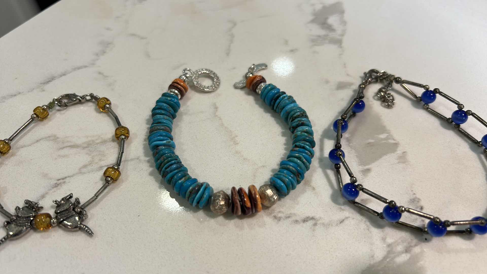 Photo 1 of JEWELRY - 3 BEADED BRACELETS