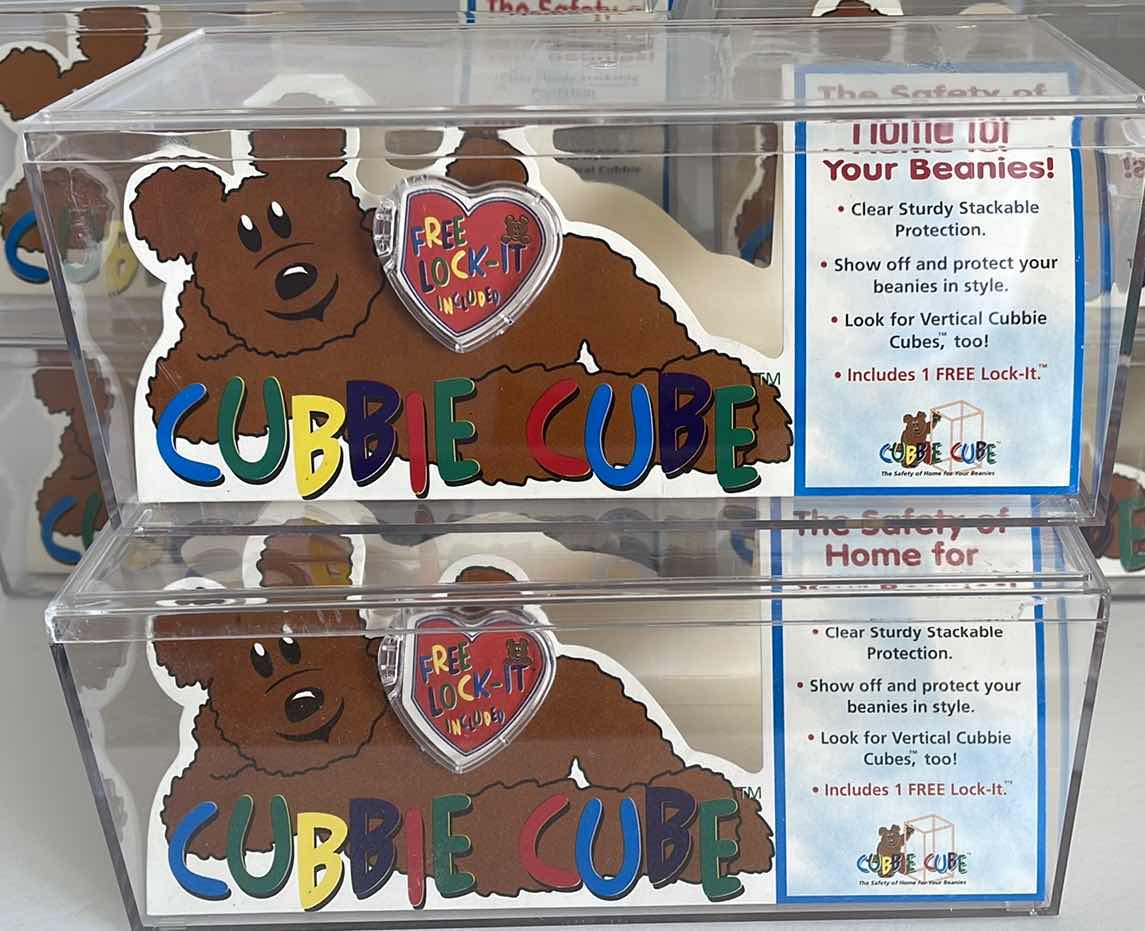 Photo 1 of CUBBIE CUBES - HORIZONTAL CLEAR PROTECTIVE CASES
LOCK-IT INCLUDED 
6 PIECES