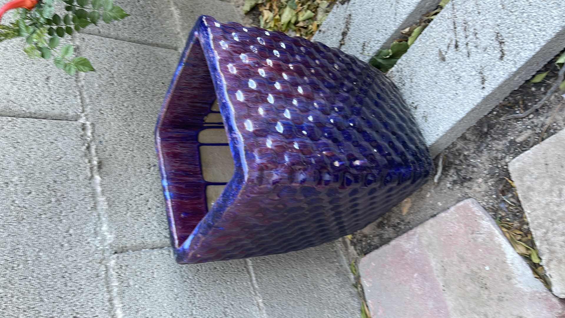 Photo 1 of CORAL SPRINGS PURPLE PLANTER H14”