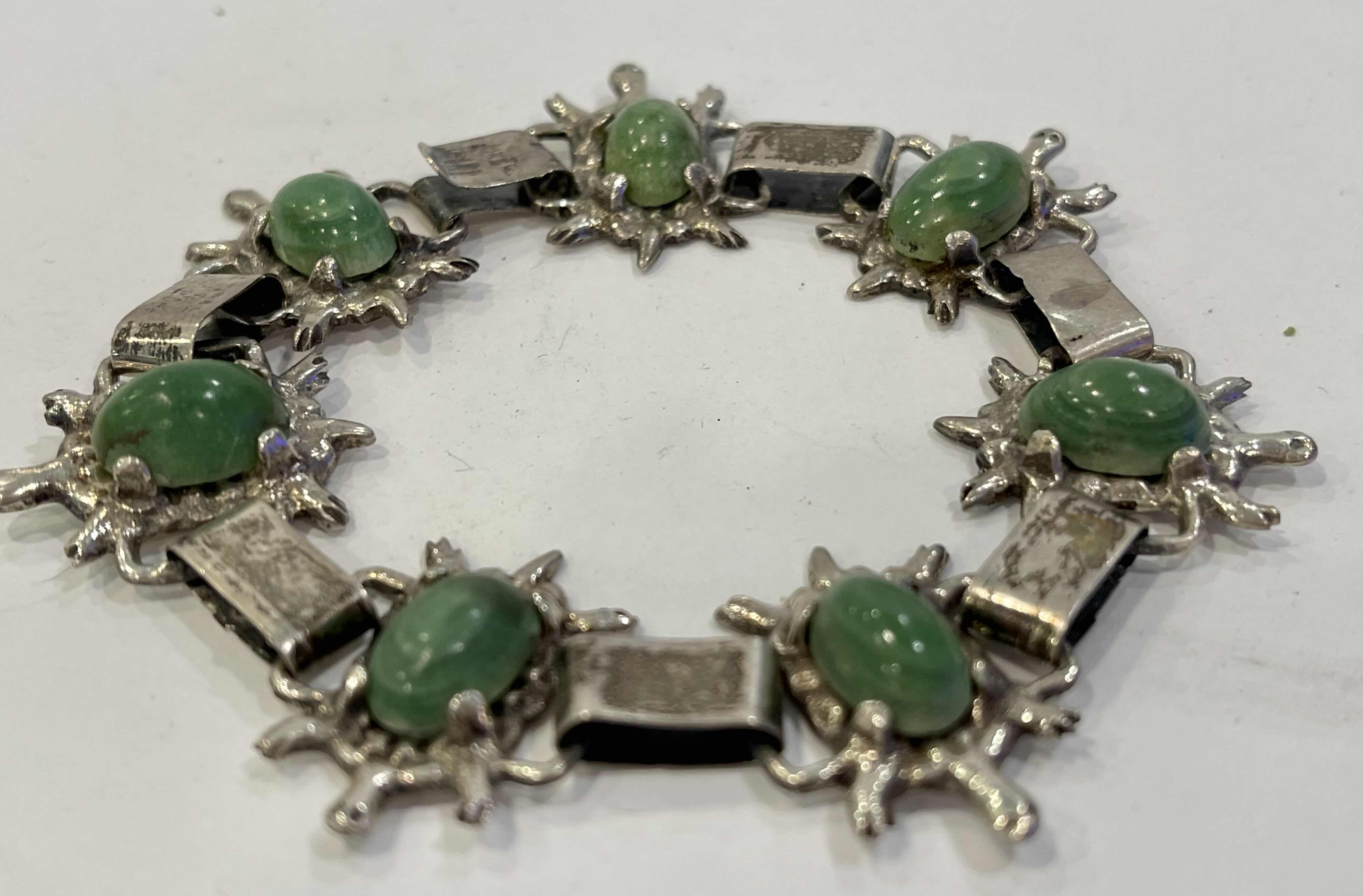 Photo 1 of ASIAN INSPIRED JEWELRY SOME JADE AND STERLING