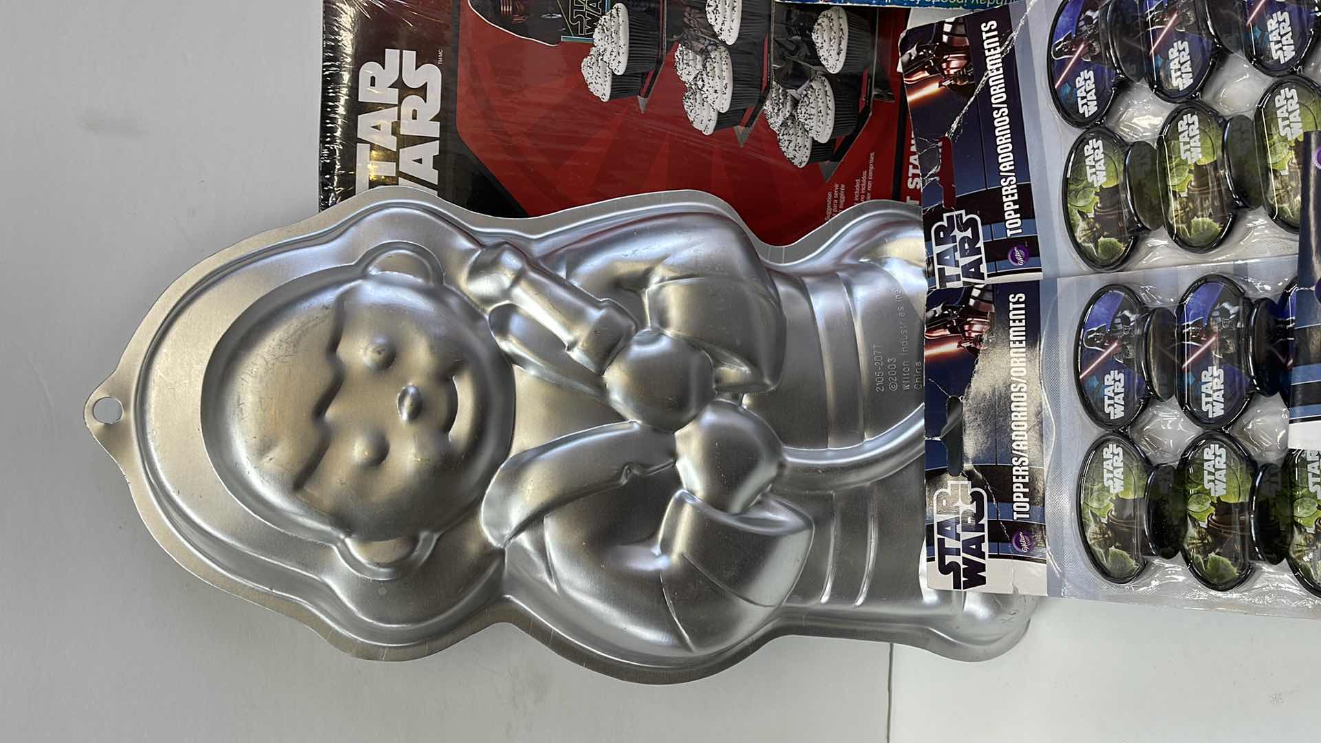 Photo 1 of NEW STAR WARS WILTON BAKEWARE AND PARTY SUPPLIES - RETAIL PRICE $50.00