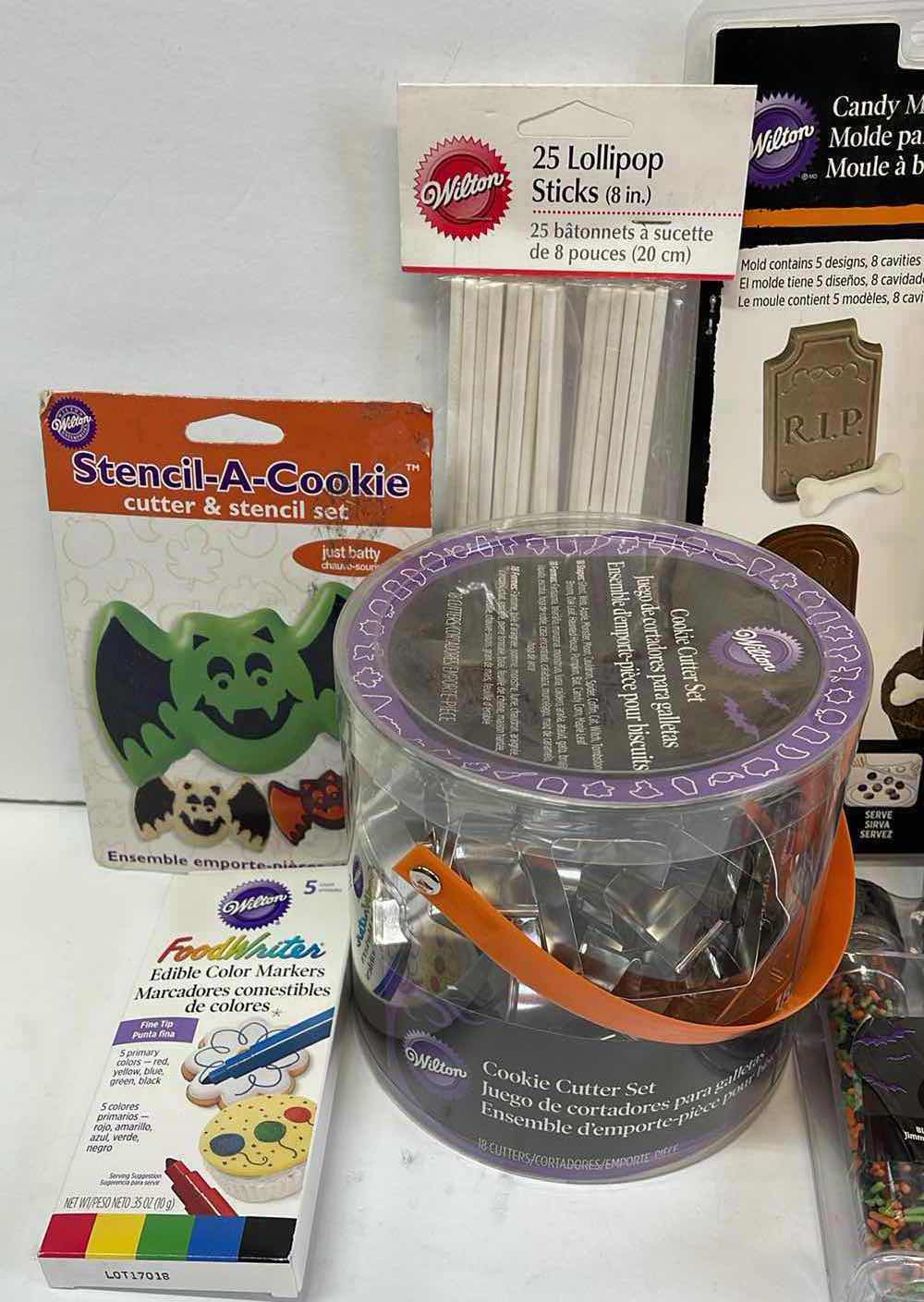 Photo 1 of NEW WILTON HALLOWEEN BAKING & CANDY SUPPLIES - RETAIL PRICE $50.00