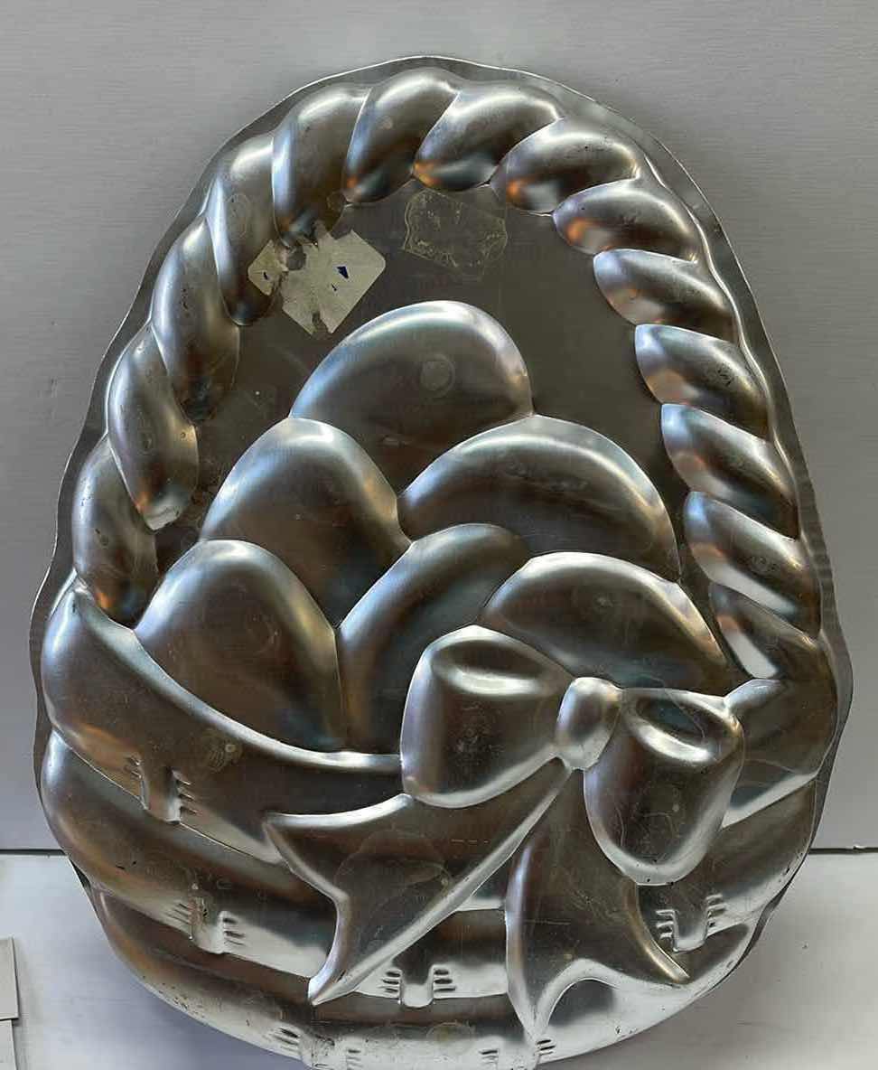 Photo 1 of NOS WILTON VINTAGE EASTER CAKE PAN & COOKIE CUTTERS, TREAT BAGS , SPRINKLES AND MORE - TOTAL RETAIL PRICE $