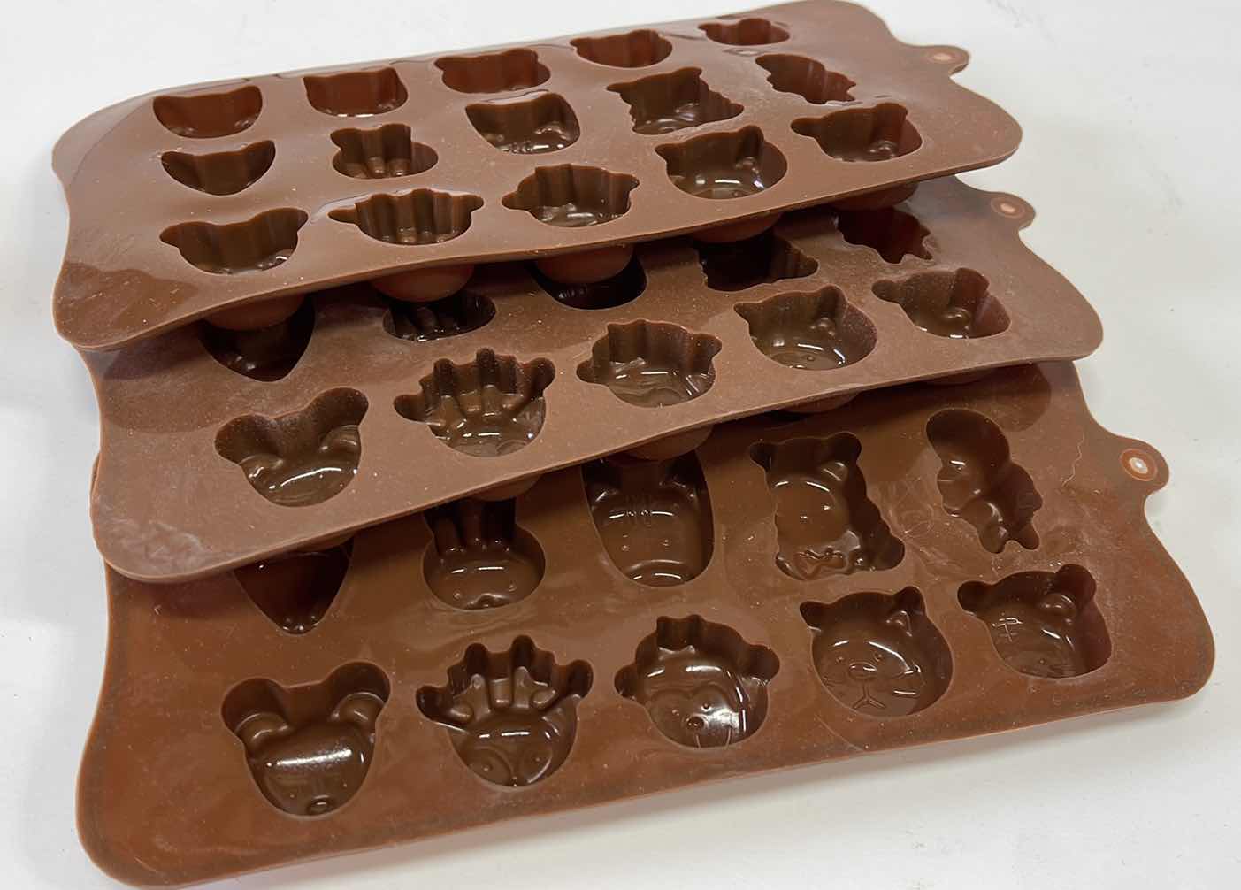 Photo 1 of NEW SILICONE FARM ANIMALS CANDY AND OTHER CRAFTS MOLDS -TOTAL RETAIL PRICE $20.00
