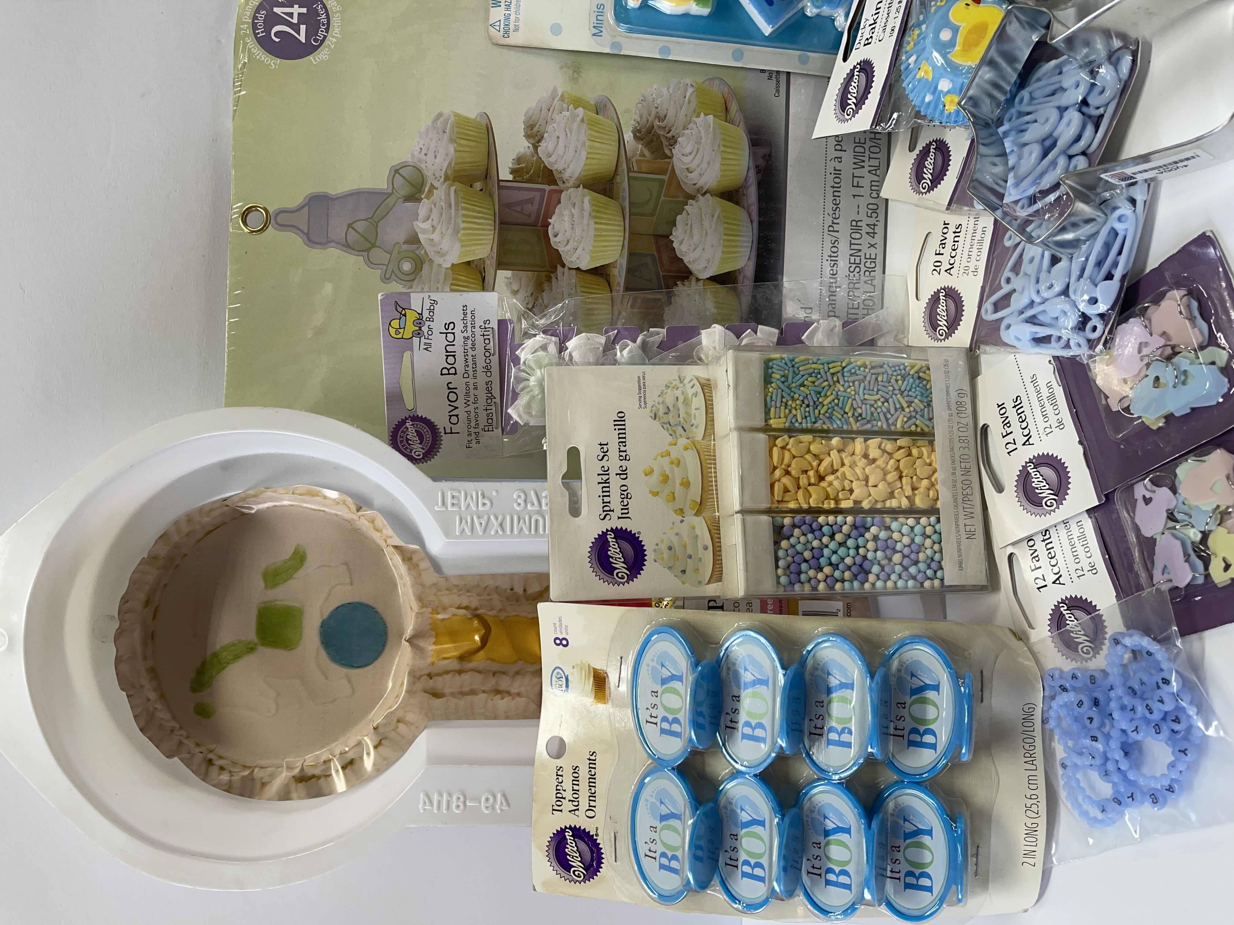 Photo 1 of NEW BABY SHOWER PARTY SUPPLIES- RETAIL PRICE $47.99