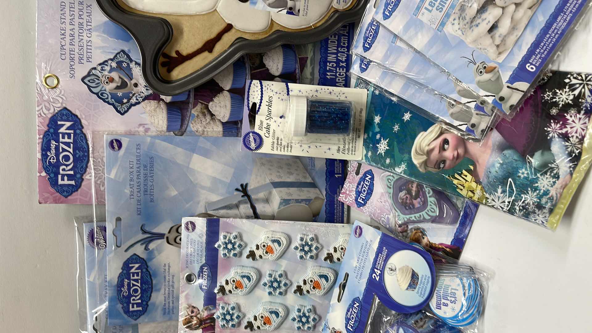 Photo 1 of NOS WILTON DISNEY FROZEN PARTY SUPPLIES- TOTAL RETAIL PRICE $68.99