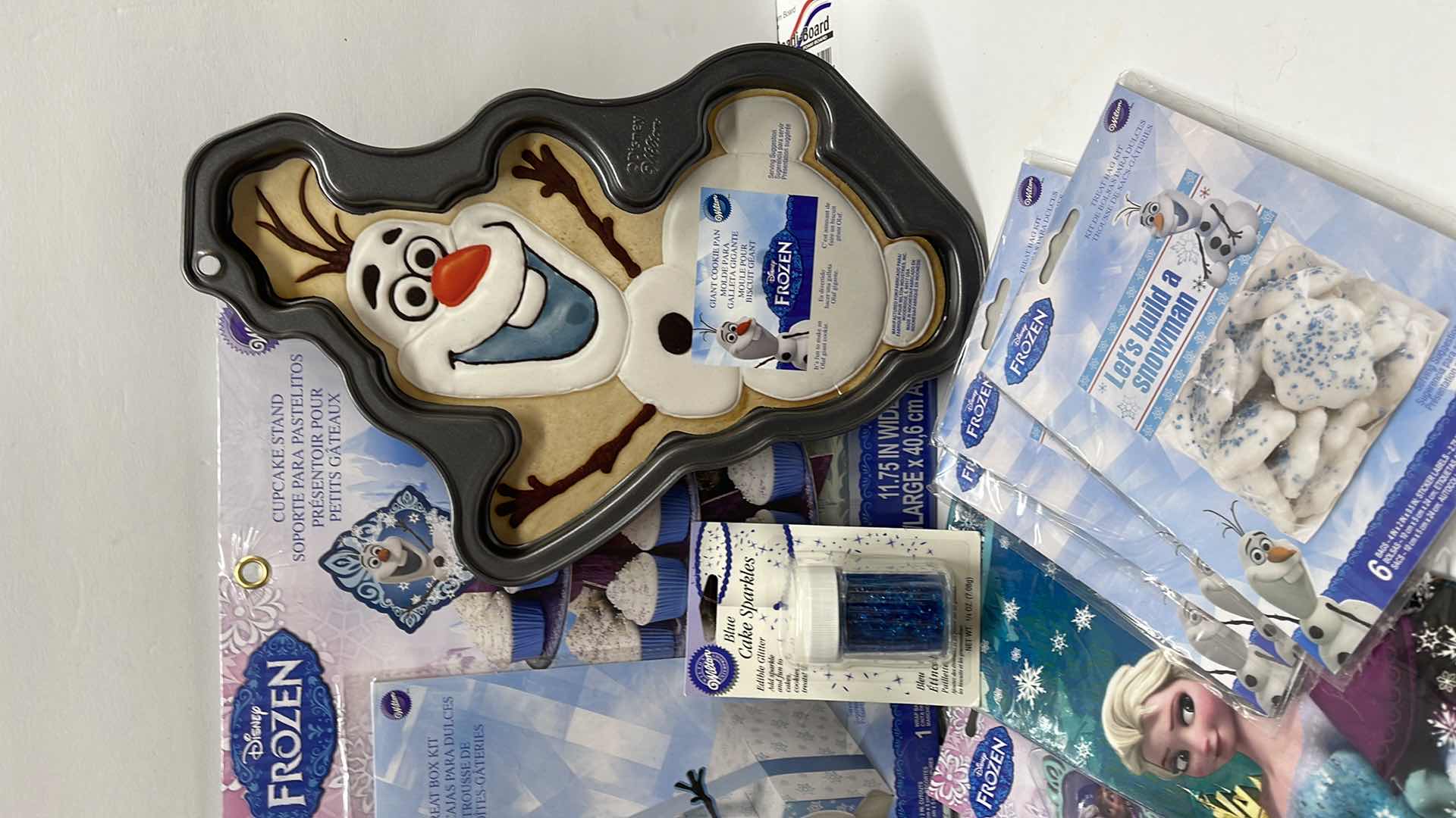 Photo 1 of NOS WILTON DISNEY FROZEN PARTY SUPPLIES- TOTAL RETAIL PRICE $68.99