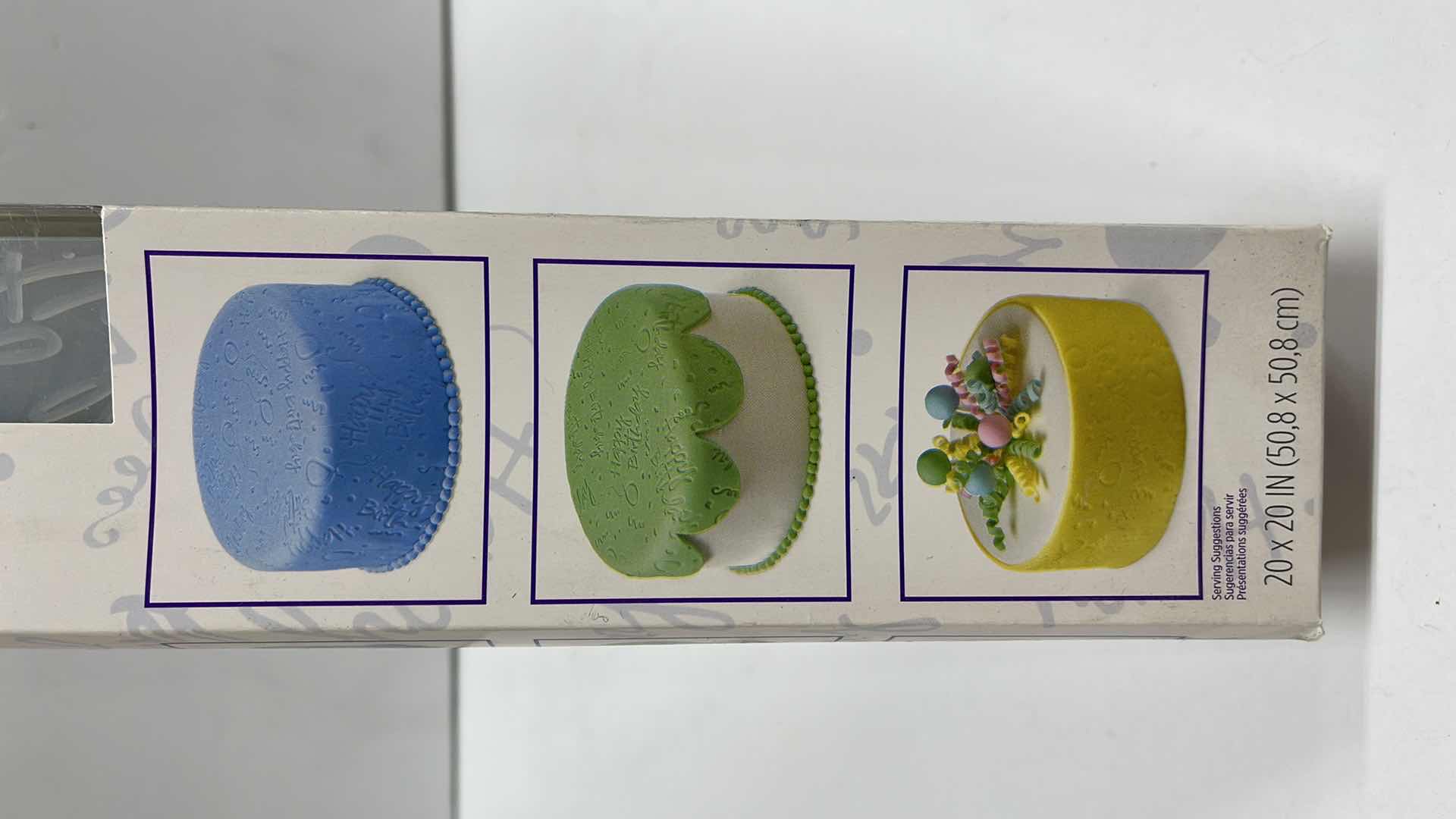 Photo 1 of NEW WILTON FONDANT IMPRINT MAT HAPPY BIRTHDAY 20”x 20” - RETAIL PRICE $25.00