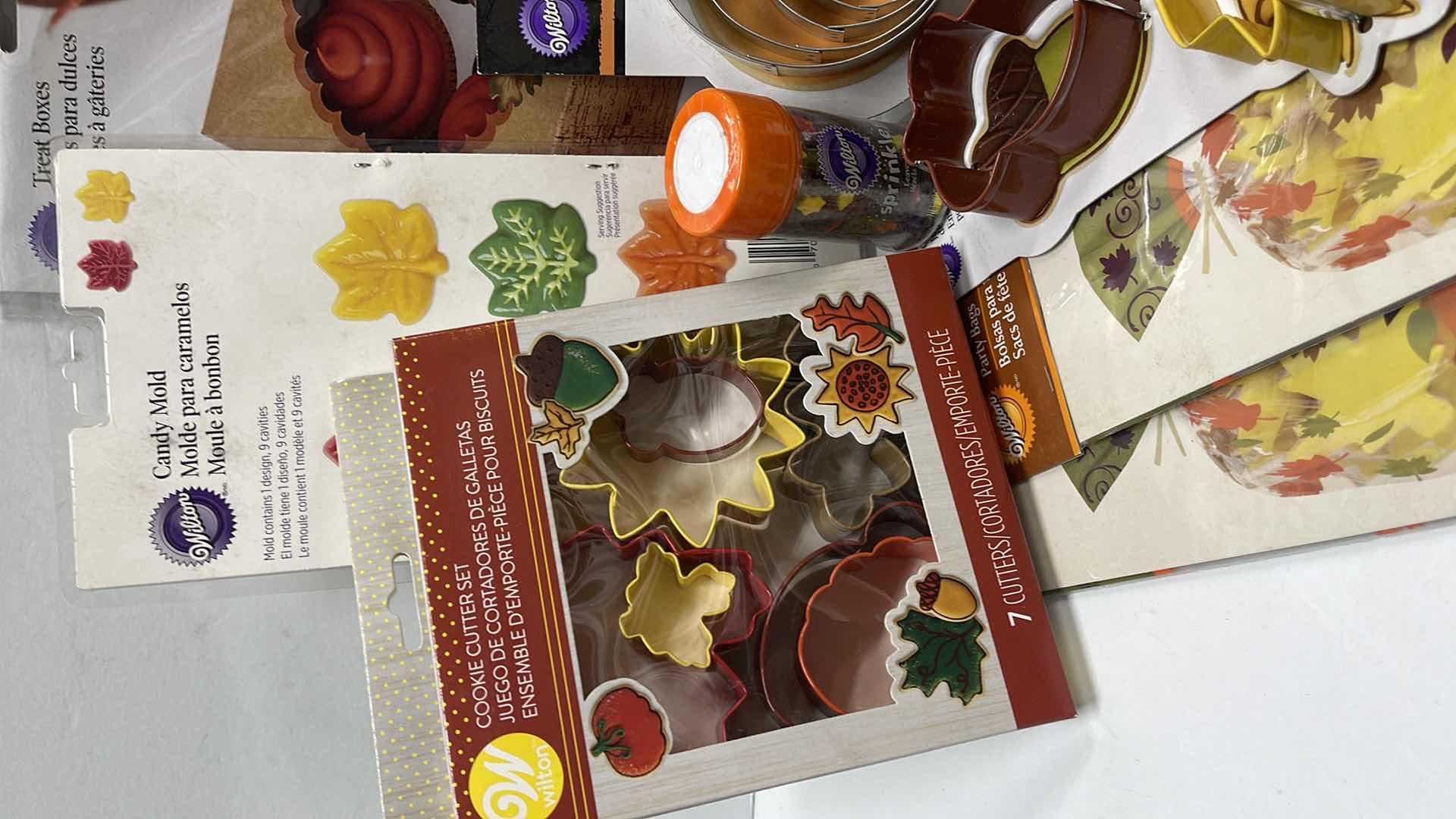 Photo 1 of NEW FALL BAKING COLLECTION, MOLDS, COOKIE CUTTERS, TREAT BAGS AND MUCH MORE- TOTAL RETAIL PRICE $50.99