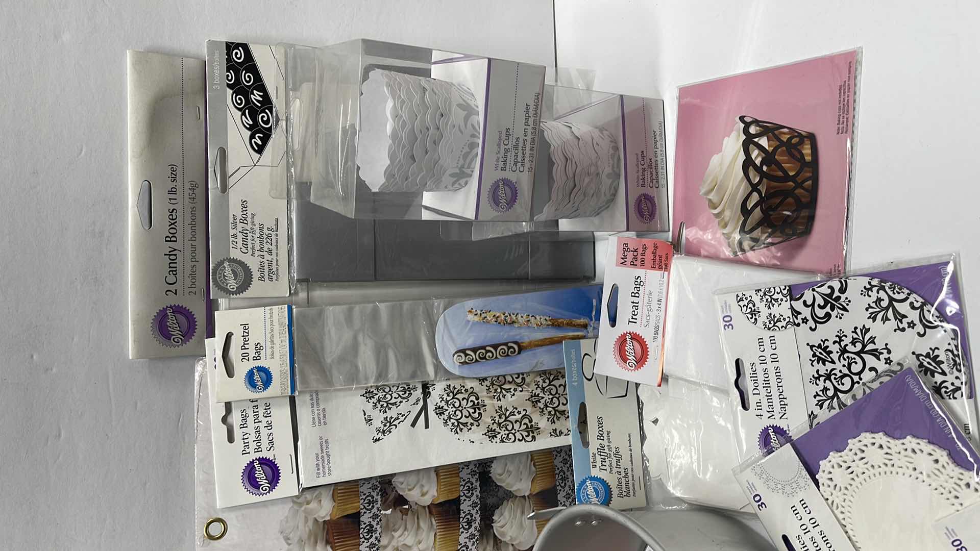 Photo 1 of NEW BAKING AND PARTY SUPPLIES, ANGEL FOOD CAKE PAN AND MORE - TOTAL RETAIL PRICE $ 52.00