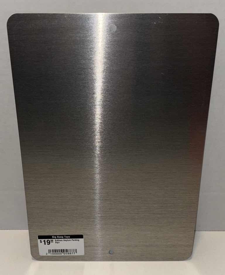 Photo 1 of NEW ARKHAM ASYLUM PHYSICIAN PARKING SIGN 8” X 12” (2)