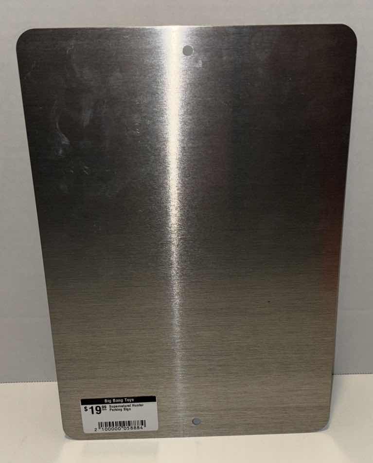 Photo 1 of NEW SUPERNATURAL HUNTER PARKING SIGN 8” X 12” (2)