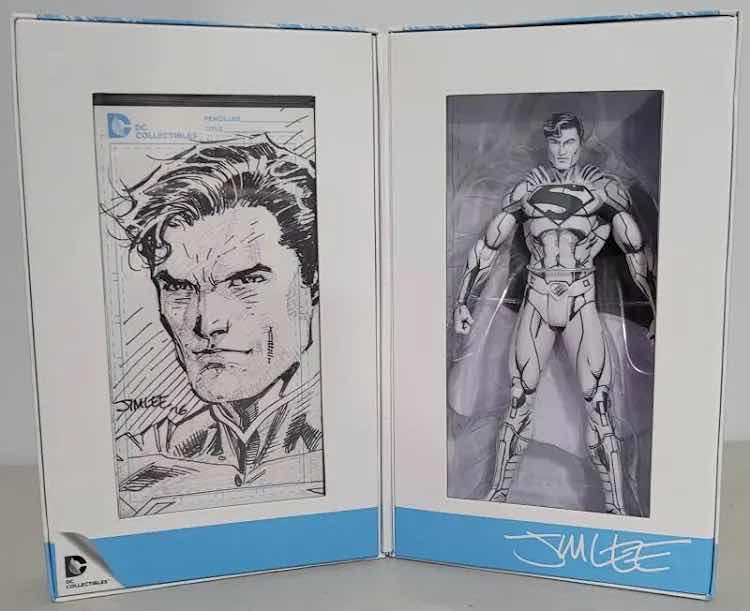 Photo 1 of NEW DC COLLECTIBLES DC COMICS BLUELINE SUPERMAN 6” ACTION FIGURE (PENCILLER: JIM LEE)