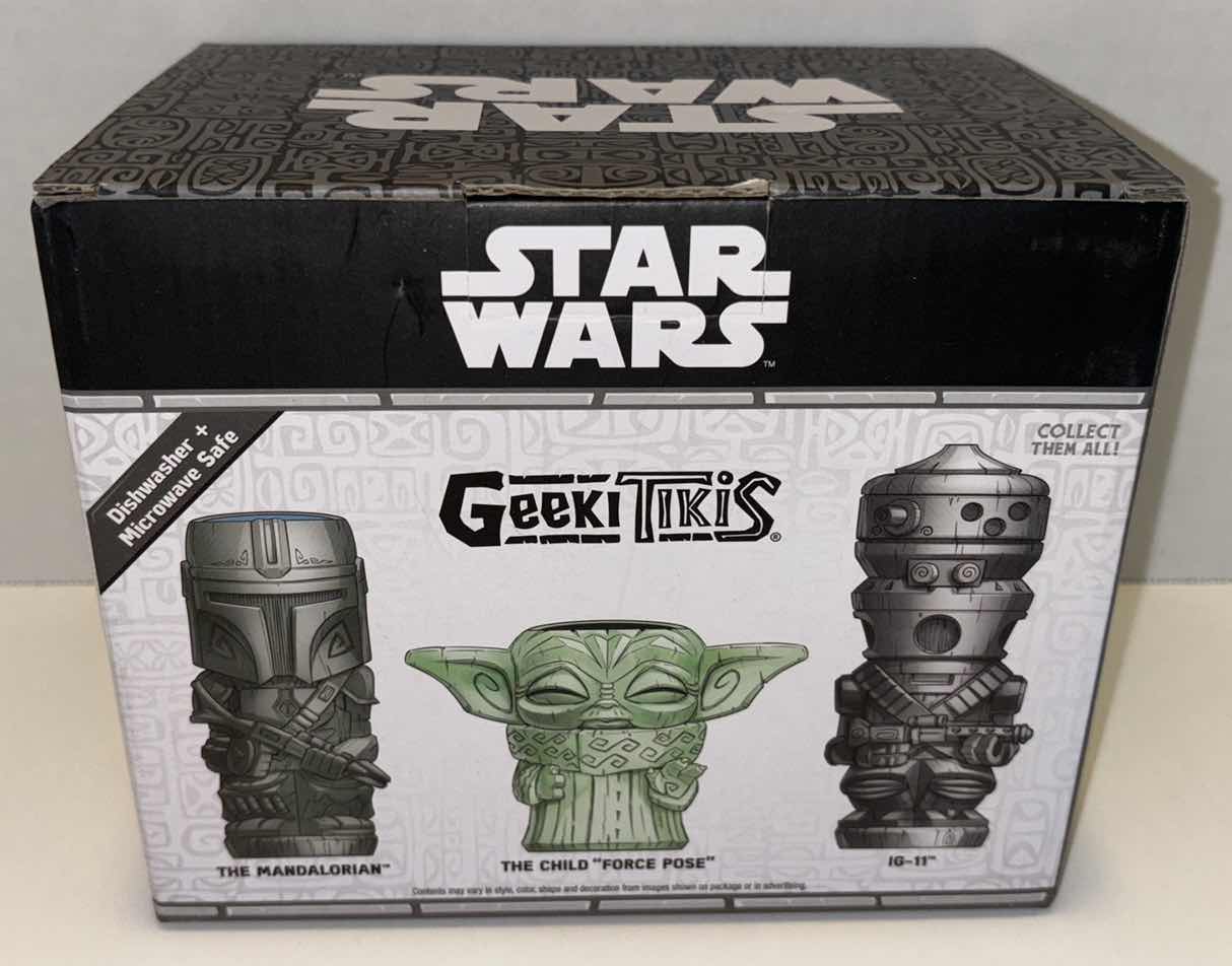 Photo 1 of NEW GEEKI TIKIS STAR WARS MANDALORIAN THE CHILD 16 OZ CERAMIC MUG