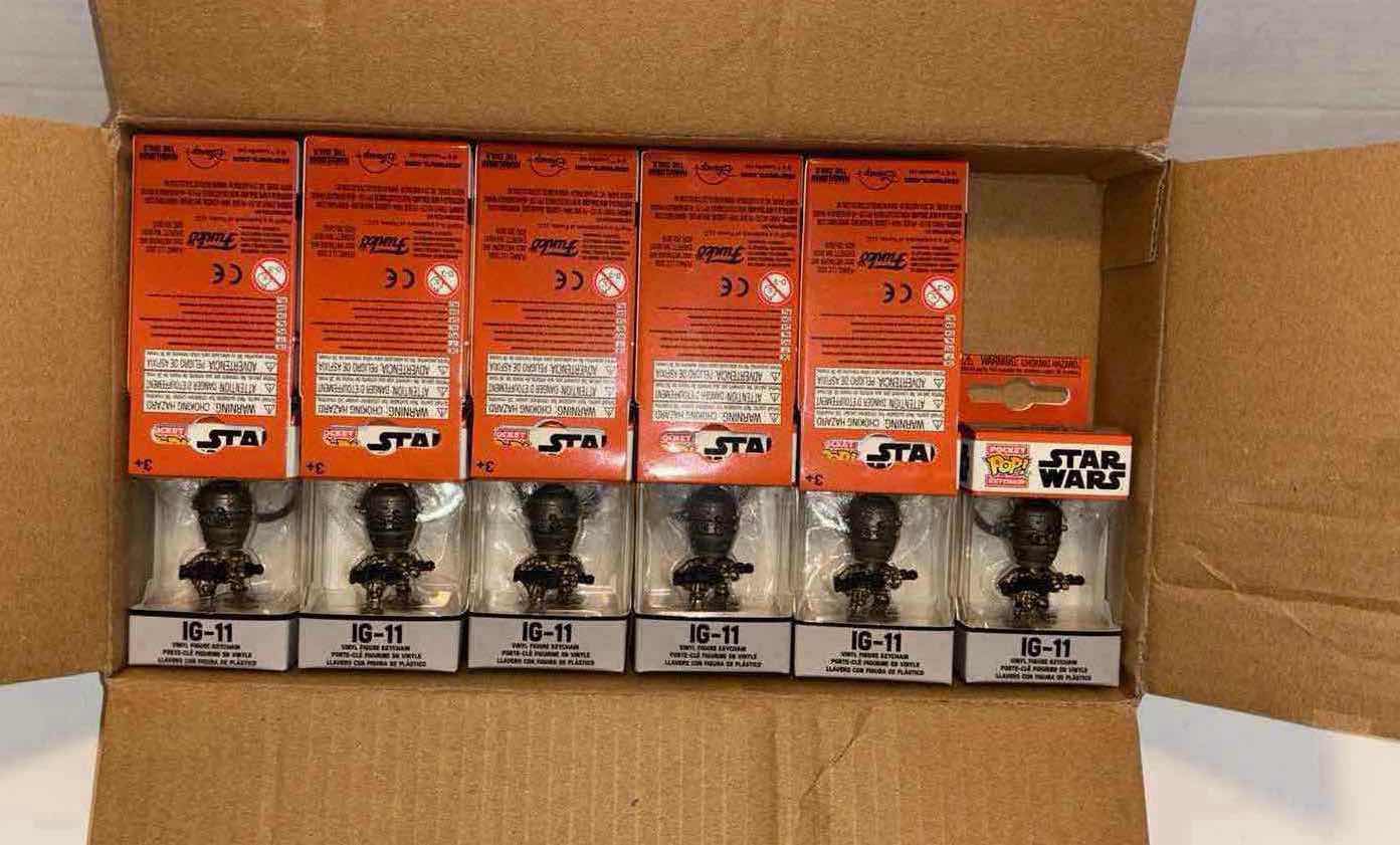 Photo 1 of NEW FUNKO POP! POCKET POP! VINYL FIGURE KEYCHAIN, STAR WARS IG-11 (11 PACK)