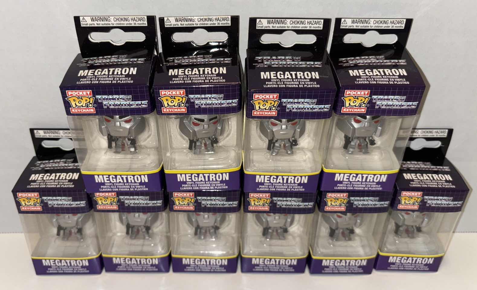 Photo 1 of $100 NEW FUNKO POP! POCKET POP! VINYL FIGURE KEYCHAIN, TRANSFORMERS MEGATRON (10-PACK)