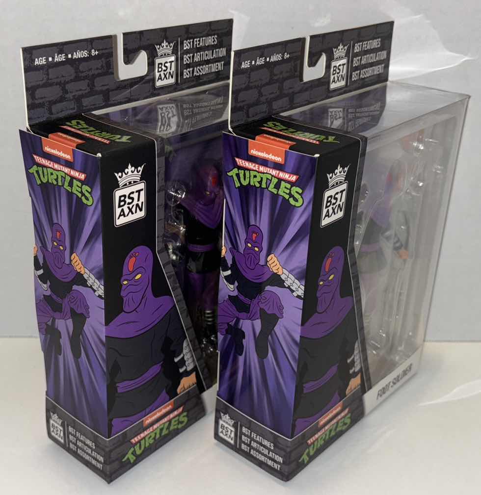 Photo 1 of NEW LOYAL SUBJECTS BST AXN TEENAGE MUTANT NINJA TURTLES ACTION FIGURE & ACCESSORIES 2-PACK, “FOOT SOLDIER”