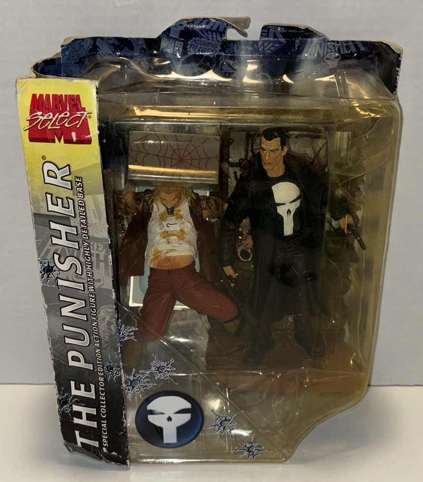 Photo 1 of NEW DIAMOND SELECT TOYS MARVEL SELECT “THE PUNISHER” SPECIAL COLLECTION EDITION ACTION FIGURE W HIGHLY DETAILED BASE