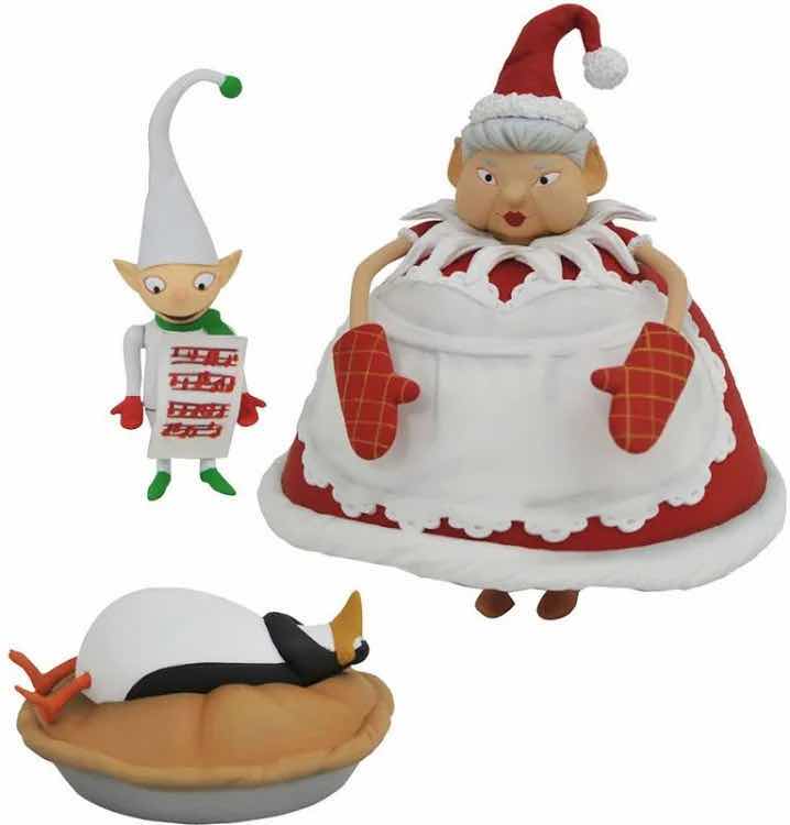Photo 1 of NEW DIAMOND SELECT TOYS NIGHTMARE BEFORE CHRISTMAS SERIES 10 COLLECTOR’S ACTION FIGURE & ACCESSORIES, “CORPSE MOM” & “MRS CLAUS & CHOIR ELF”