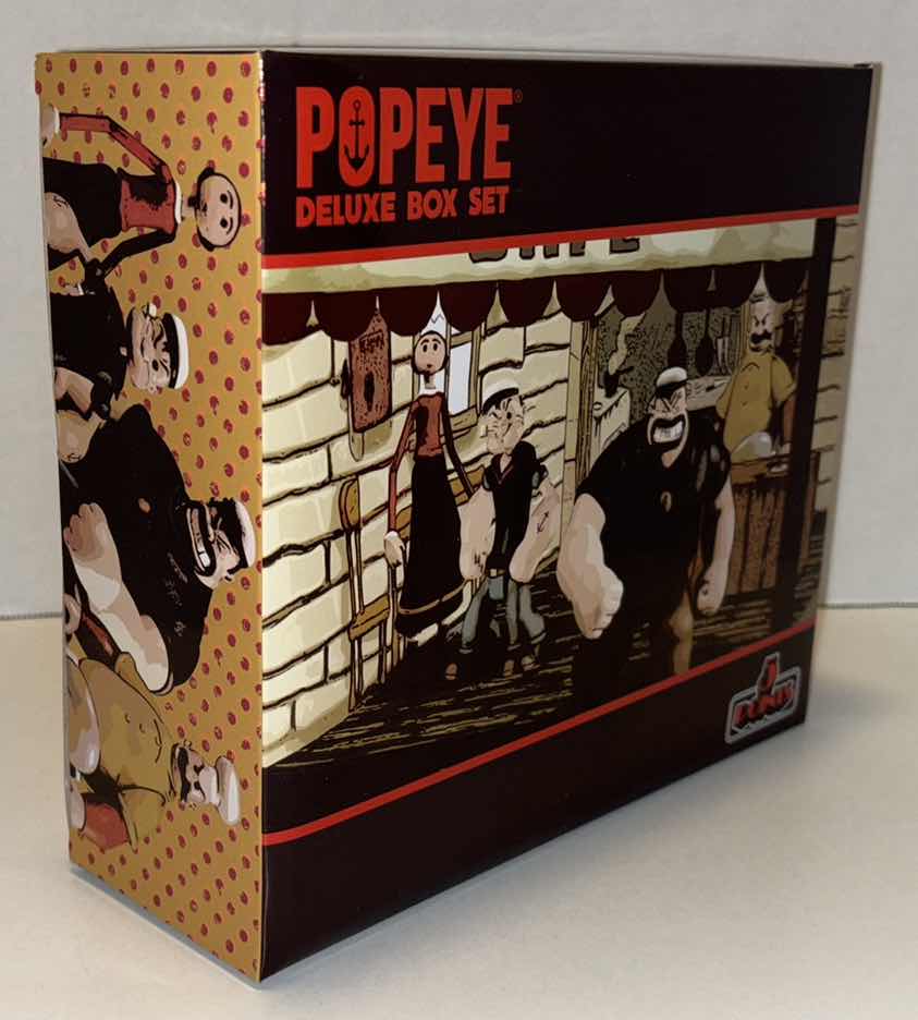 Photo 1 of NEW MEZCO TOYZ 5 POINTS POPEYE DELUXE BOX SET (4 ACTION FIGURES & ACCESSORIES)
