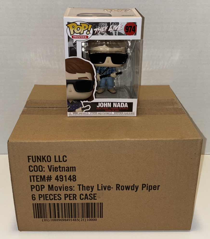 Photo 1 of NEW FUNKO POP! MOVIES (7-PACK) VINYL FIGURE, THEY LIVE #974 JOHN NADA