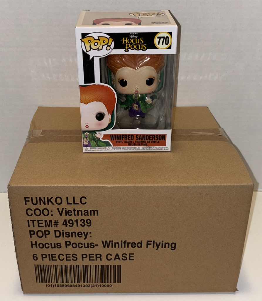 Photo 1 of NEW FUNKO POP! (7-PACK) DISNEY HOCUS POCUS VINYL FIGURE, #770 WINIFRED SANDERSON FLYING