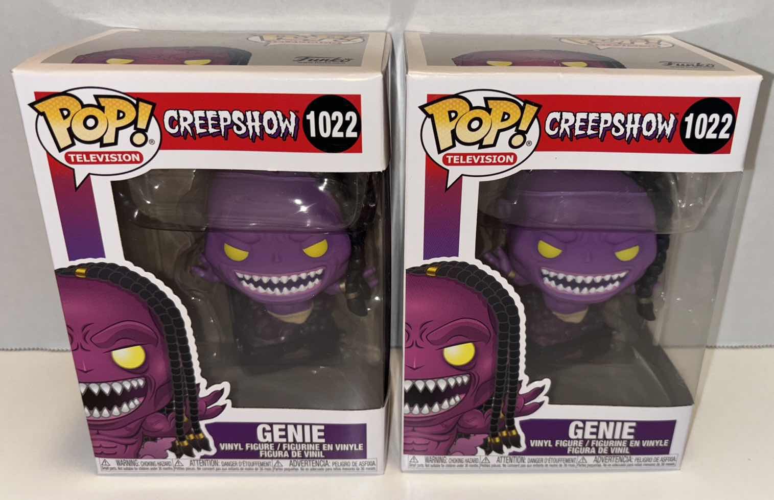 Photo 1 of NEW FUNKO POP! TELEVISION VINYL FIGURE 2-PACK, CREEPSHOW #1022 GENIE