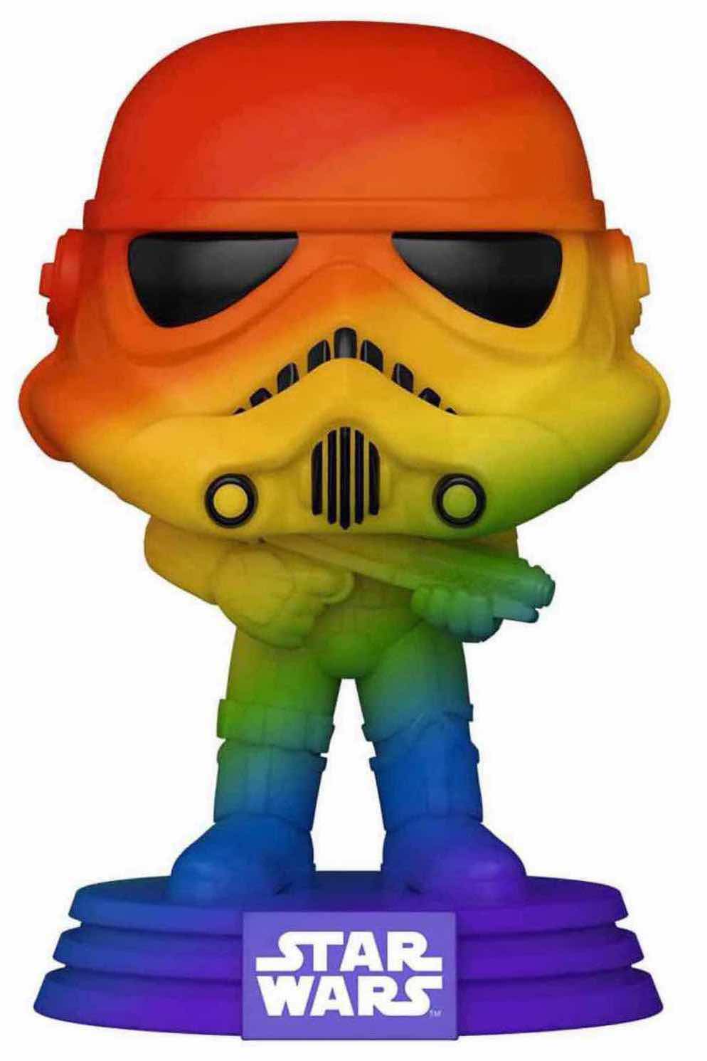 Photo 1 of NEW FUNKO POP! STAR WARS PRIDE BOBBLE-HEAD VINYL FIGURE 2-PACK, #296 STORMTROOPER