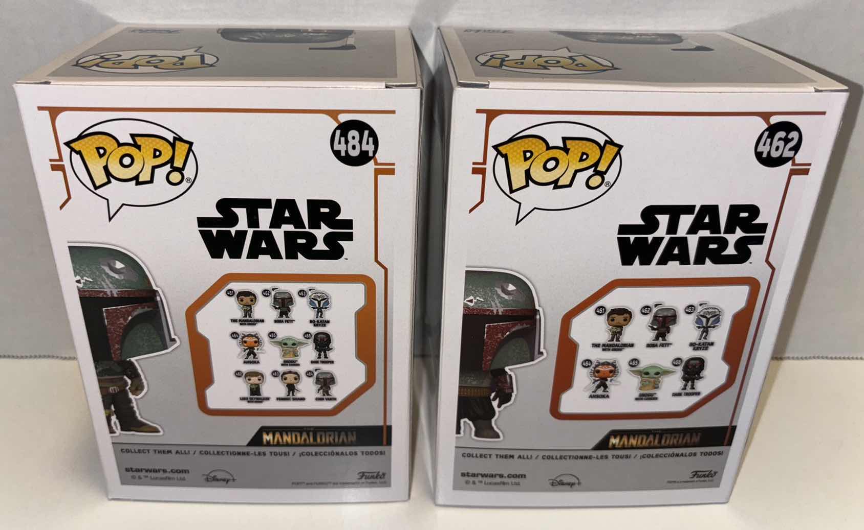 Photo 1 of NEW FUNKO POP! STAR WARS BOBBLE-HEAD VINYL FIGURE 2-PACK, #484 COBB VANTH & #462 BOBA FETT