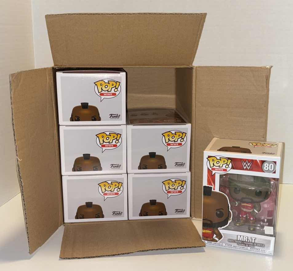Photo 1 of NEW FUNKO POP! WWE VINYL FIGURE 6-PACK, #80 MR.T