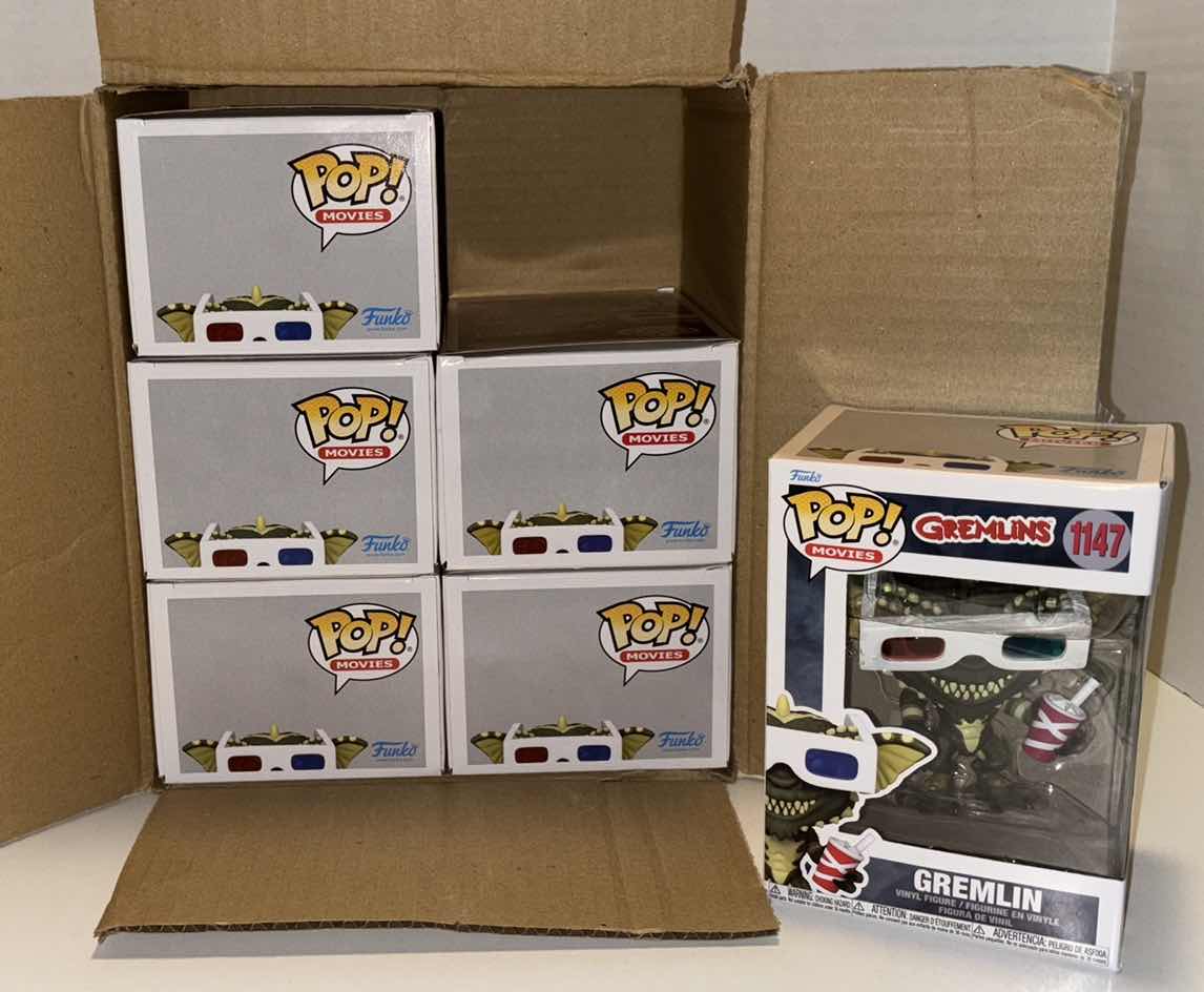 Photo 1 of NEW FUNKO POP! MOVIES VINYL FIGURE 6-PACK, #1147 GREMLIN