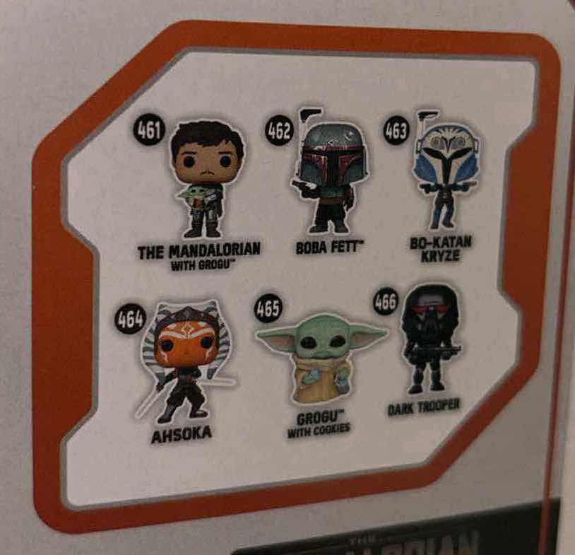 Photo 1 of NEW FUNKO POP! STAR WARS SET OF BOBBLE-HEAD VINYL FIGURE 6-PACK #’s 461, 462, 463, 464, 465, & 466