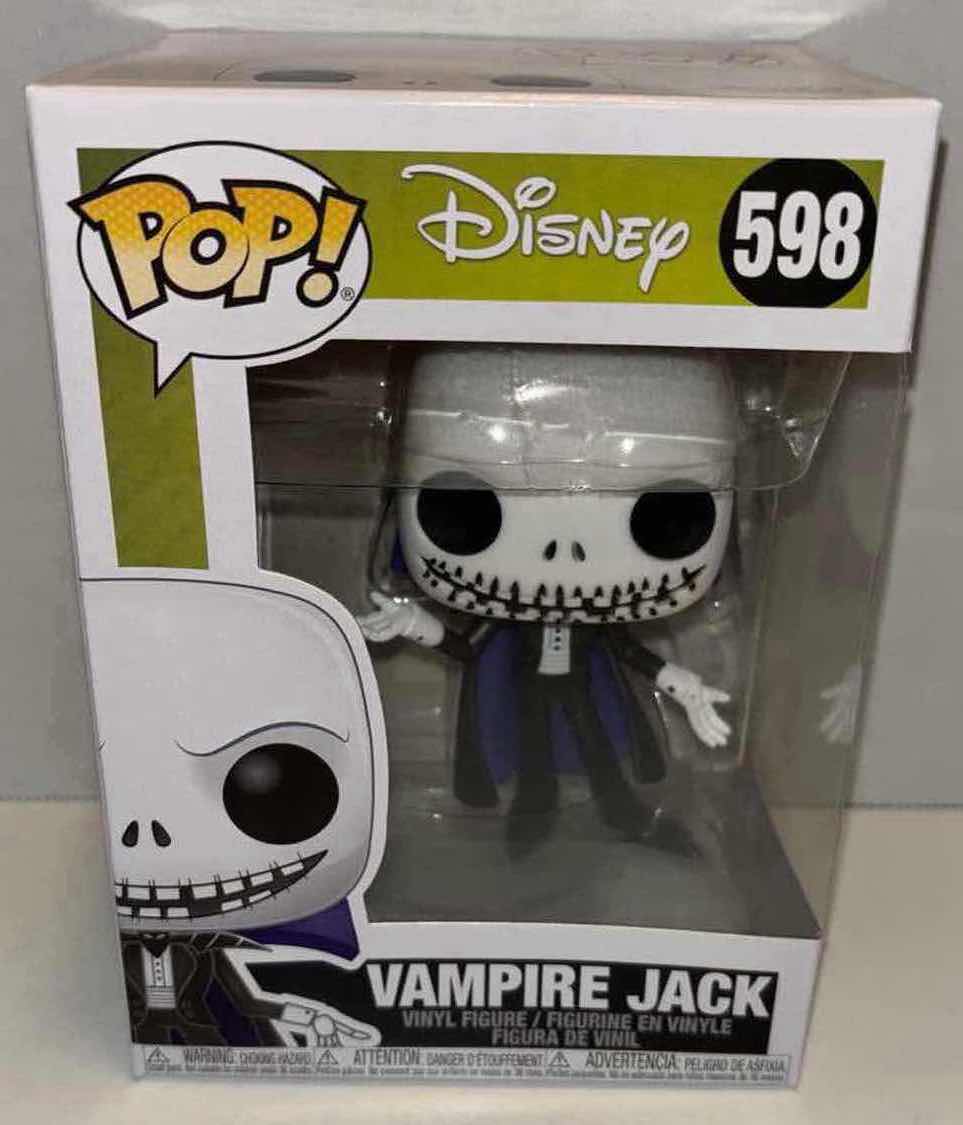 Photo 1 of NEW FUNKO POP! DISNEY VINYL FIGURE 6-PACK, NIGHTMARE BEFORE CHRISTMAS #598 VAMPIRE JACK