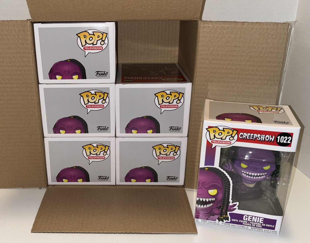Photo 1 of NEW FUNKO POP! TELEVISION VINYL FIGURE 6-PACK, CREEPSHOW #1022 GENIE