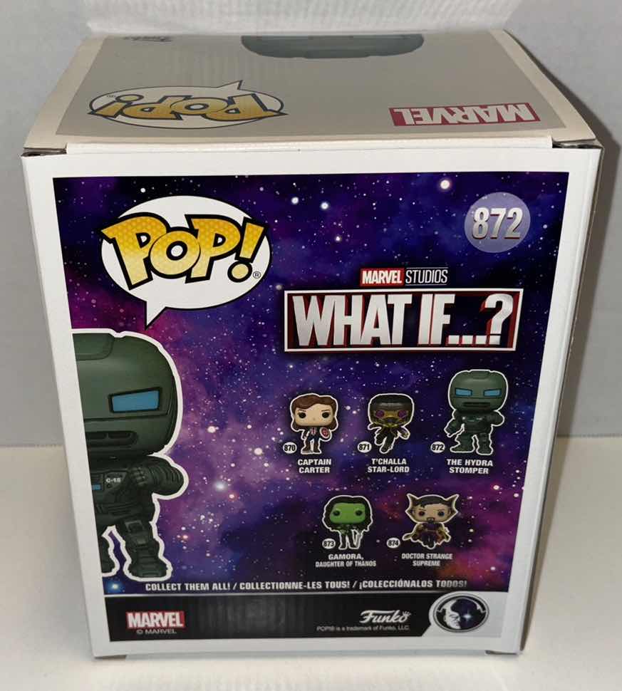 Photo 1 of NEW FUNKO POP! MARVEL STUDIOS WHAT IF…? BOBBLE-HEAD VINYL FIGURE, #872 “THE HYDRA STOMPER”