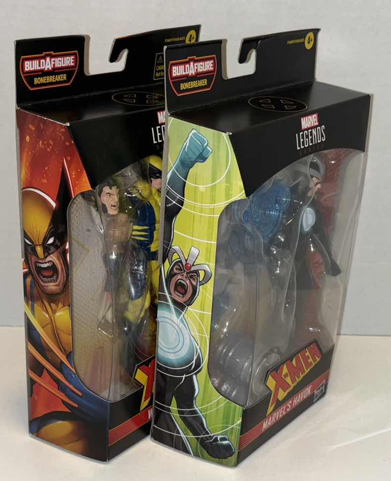 Photo 1 of NEW HASBRO MARVEL LEGENDS SERIES X-MEN 2-PACK ACTION FIGURE & ACCESSORIES, “MARVEL’S HAVOK” & “WOLVERINE”