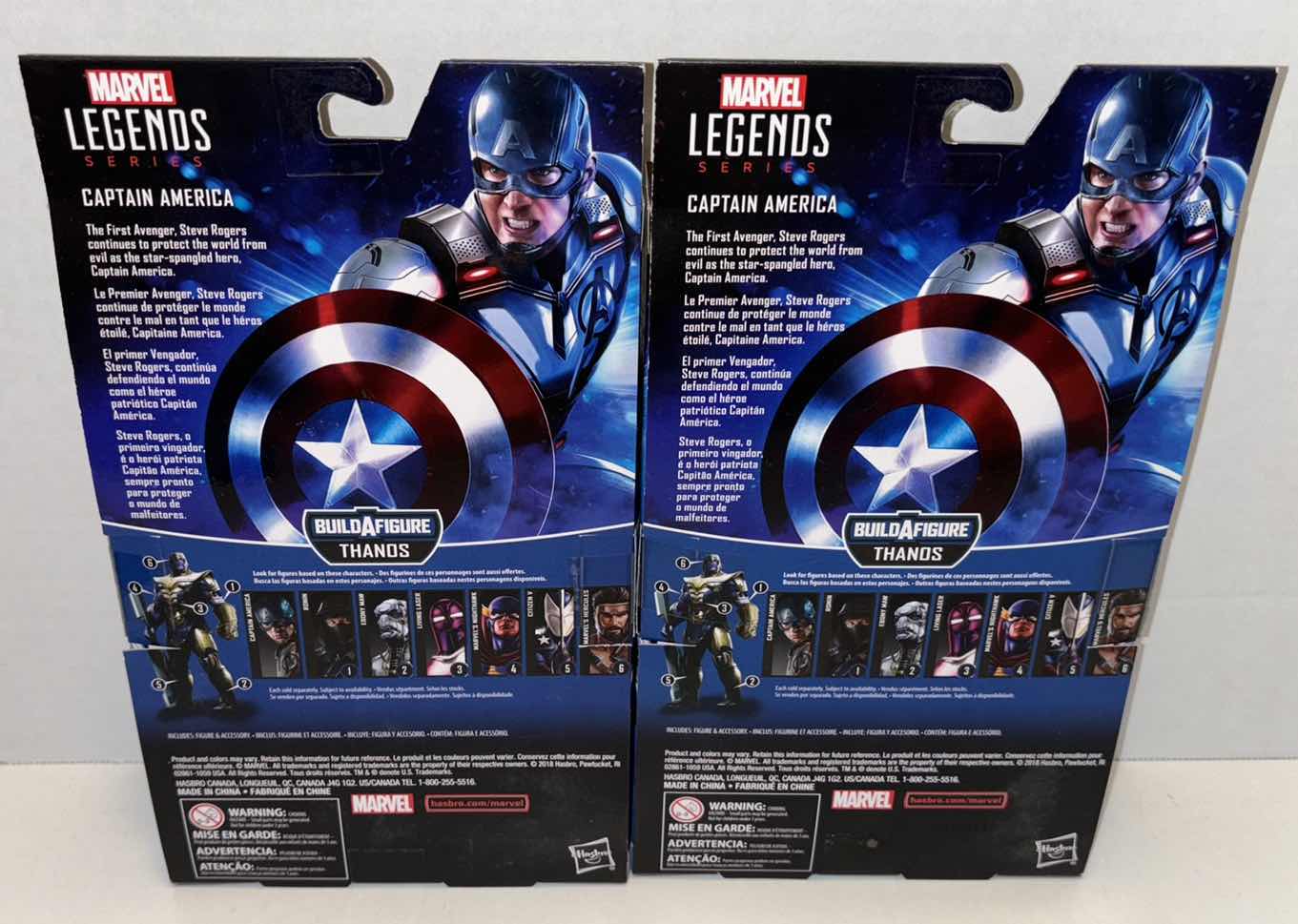 Photo 1 of NEW HASBRO MARVEL LEGENDS SERIES AVENGERS 2-PACK ACTION FIGURE & ACCESSORIES, “CAPTAIN AMERICA”