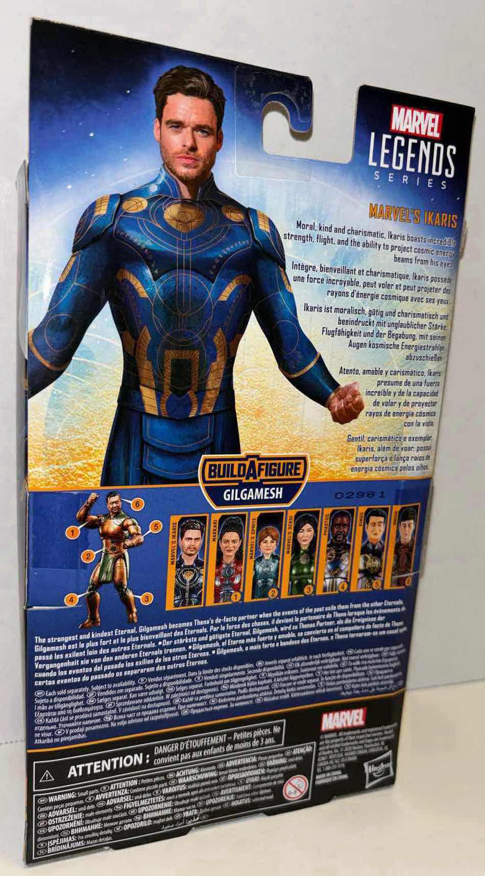 Photo 1 of NEW HASBRO MARVEL LEGENDS SERIES ETERNALS ACTION FIGURE & ACCESSORIES, “MARVEL’S IKARIS”