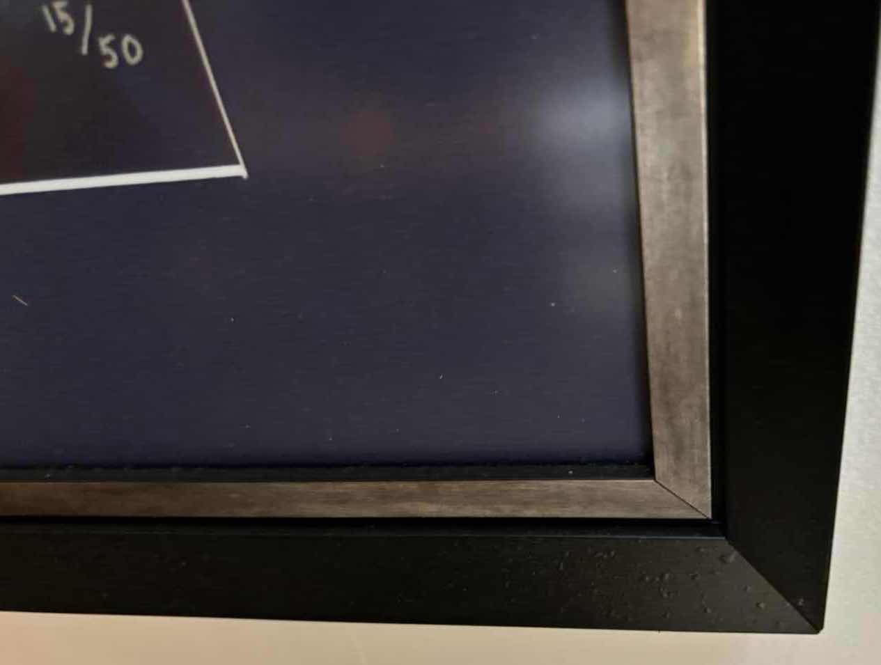 Photo 1 of NEW 31” X 37” FRAMED ACME ARCHIVES DIRECT STAR WARS OFFICIALLY LICENSED 23” X 30” LARGE FINE ART GICLEE ON ROLLED CANVAS W/COA, “FROM THE SHADOWS” BY SANTI CASAS, #15 OF 50 PC HAND-NUMBERED SIGNED EDITION (SKU: SWRJI790)