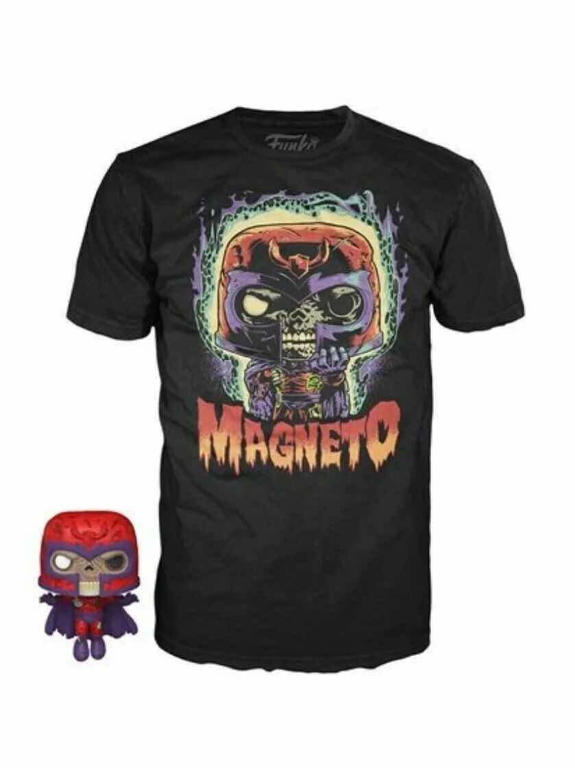 Photo 1 of NEW FUNKO POCKET POP! & TEE, “ZOMBIE MAGNETO” T-SHIRT & POP! MINI FIGURE (BLACK, SIZE MEDIUM)
